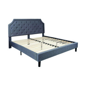 OSFBF100 Light Gray Fabric Upholstery Bed Frame