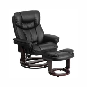 OSCROBL – Contemporary Multi-Position Recliner and Curved Ottoman