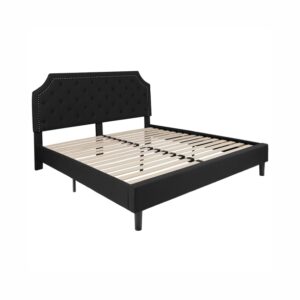 OSFBF100 Black Fabric Upholstery Bed Frame