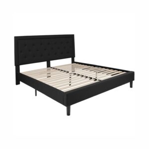 OSFBF200 Black Fabric Upholstery Bed Frame