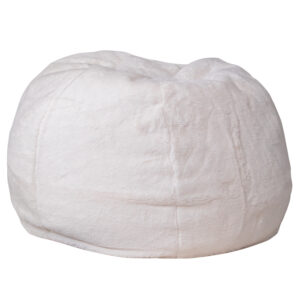 Bean Bag Chair – Furry White