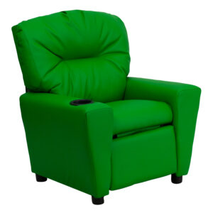 OSCKIDGREEN – Vinyl Kids Recliner