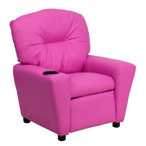 OSCKIDHOTPINK – Vinyl Kids Recliner