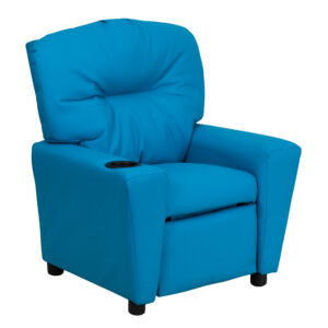 OSCKIDTURQUOISE – Vinyl Kids Recliner