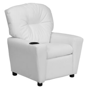 OSCKIDWHITE – Vinyl Kids Recliner