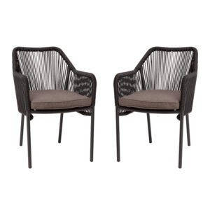 All Weather Woven Patio Chairs (pair)