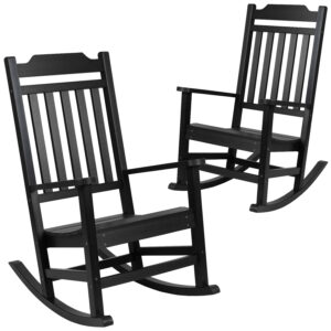 All Weather Rocking Chairs (pair) – Black