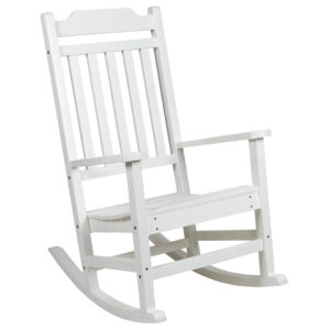 All Weather Rocking Chair – White