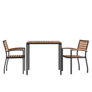 3 Piece Patio Set – Teak