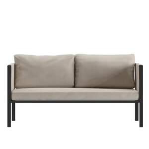 All Weather Love Seat – Gray