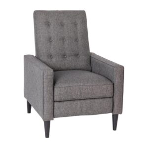 Modern Pushback Recliner – Gray